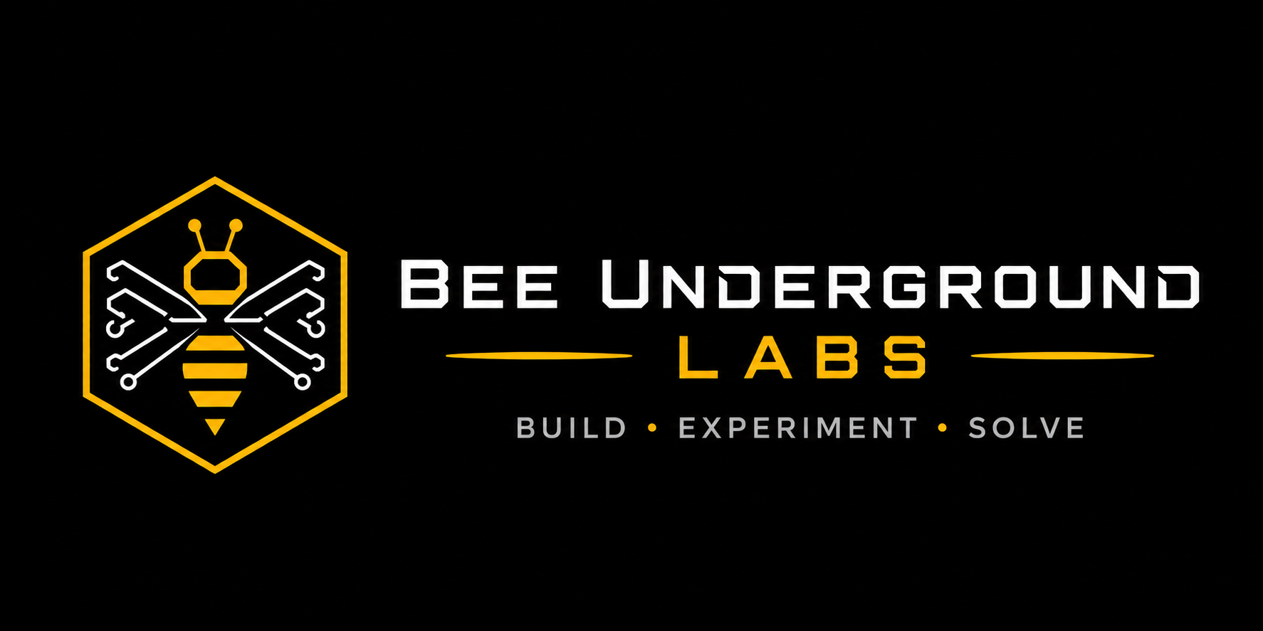 Bee Underground Labs horizontal logo
